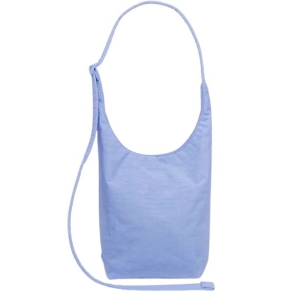 Minimalist Soft Blue Adjustable Strap Everyday Shoulder Bag